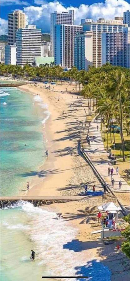 הונולולו Waikiki Condo 2 Bedrooms 2 Bathrooms With 1 Free Parking Space מראה חיצוני תמונה